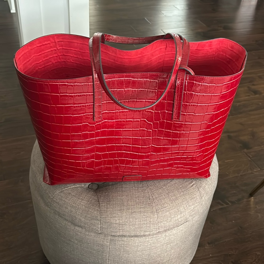 Jeff Wan Embossed Leather tote ** FINAL PRICE